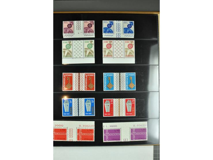 1956/95, collection of gutter pairs, unmounted mint and some FDC