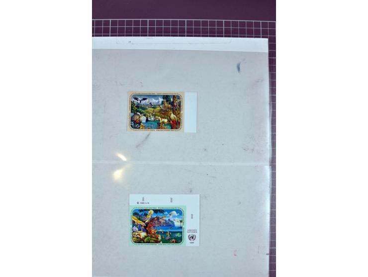1956/2005, lot with good values like Luxemburg 1956 in blocks of four, varieties, plate flaws, sheets and souvenir sheets, so