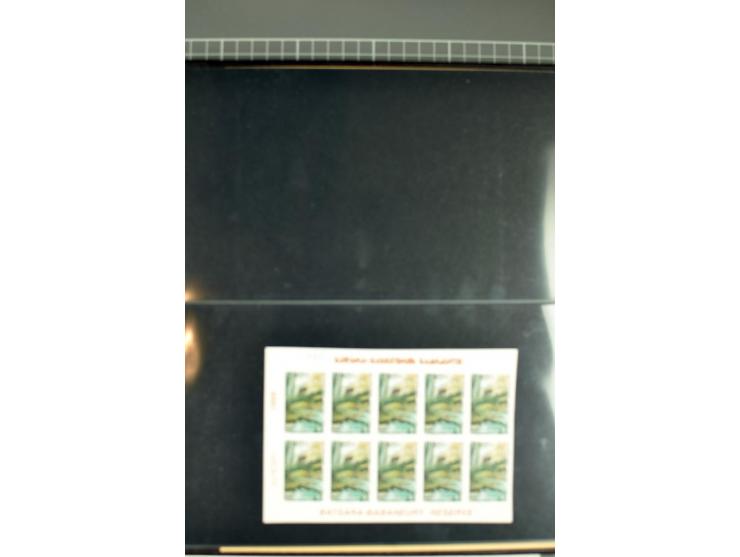 1956/2005, lot with good values like Luxemburg 1956 in blocks of four, varieties, plate flaws, sheets and souvenir sheets, so