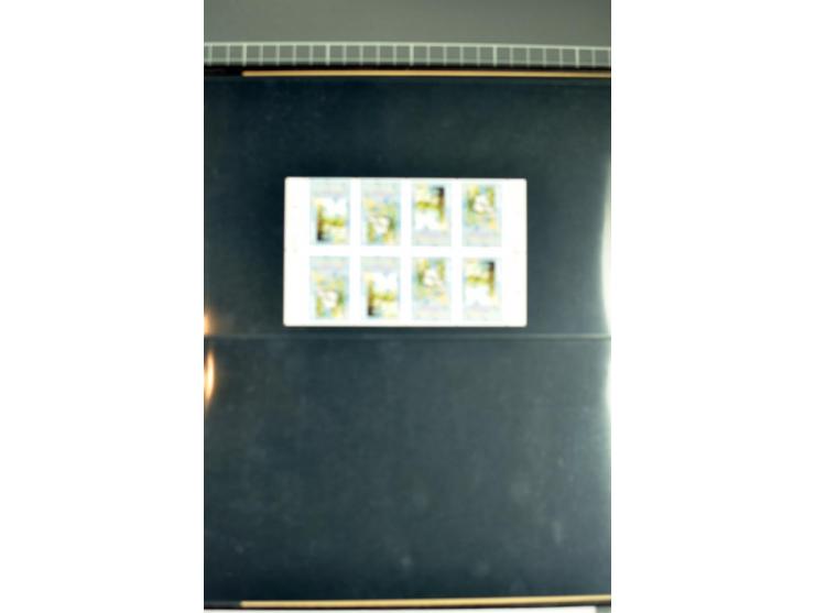 1956/2005, lot with good values like Luxemburg 1956 in blocks of four, varieties, plate flaws, sheets and souvenir sheets, so