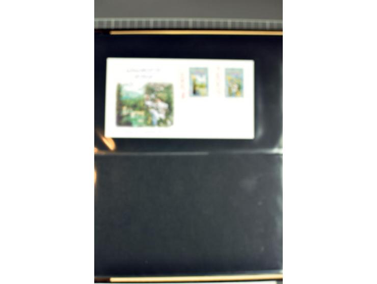 1956/2005, lot with good values like Luxemburg 1956 in blocks of four, varieties, plate flaws, sheets and souvenir sheets, so
