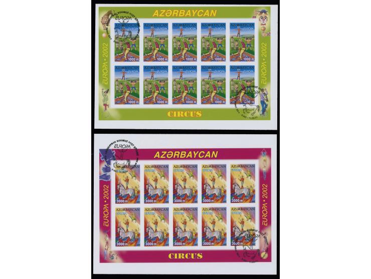 ditto, similar lot with proposed first day cancellation on 2 stamps each, unique item for official purpose