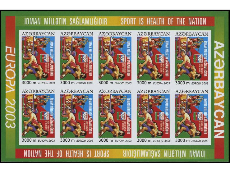 2003, 1000 m. and 3000 m., each 7 imperforated progressive proof miniature sheets, unmounted mint