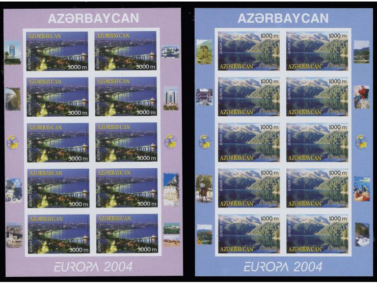 2004, 1000 m. and 3000 m., imperforated miniature sheets, unhinged mint