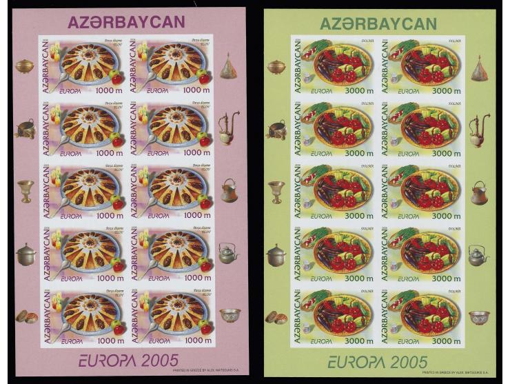 2005, 1000 m. and 3000 m. in imperforated miniature sheets, unmounted mint