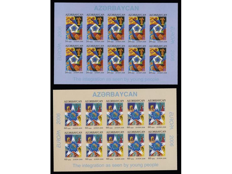 2006, 20 q. and 60 q. in imperforated miniature sheets, unmounted mint