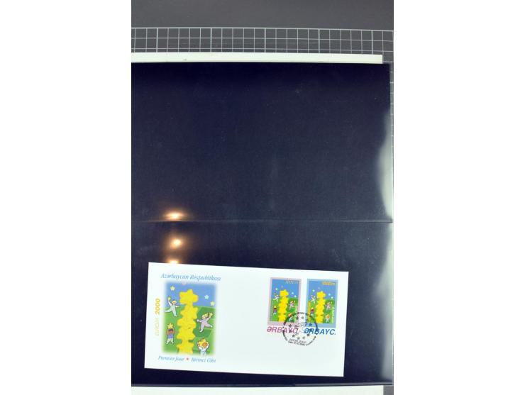 2000/07, all CEPT issues imperforated on first day covers (except 2001-03 where no imperforated stamps exist), a scarce lot