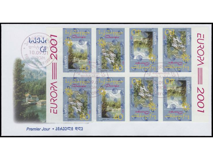 ditto, similar collection on first day covers, unique