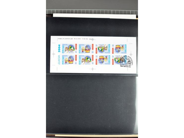 2000/2006, imperforated proofs with first day cancellations, presented to the Postmaster General, complete collection of 12 m