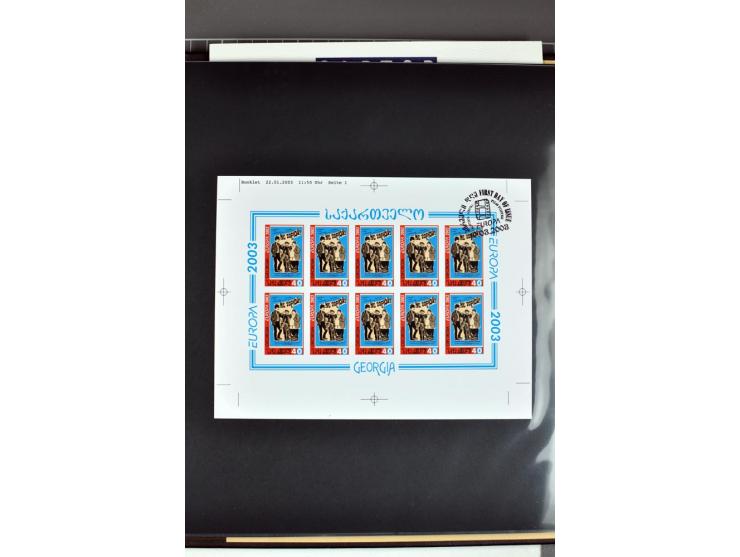 2000/2006, imperforated proofs with first day cancellations, presented to the Postmaster General, complete collection of 12 m