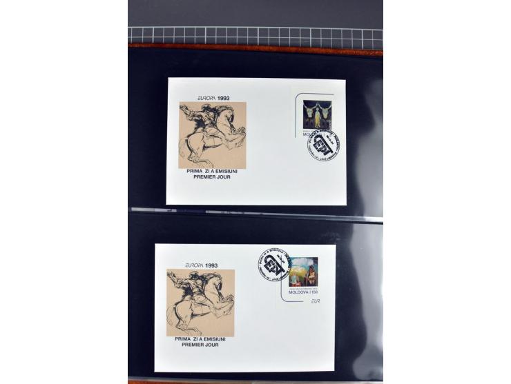 3 b. and 150 b., specialized collection with unseparated double sheet, imperforated se-tenant set, single and on first day co