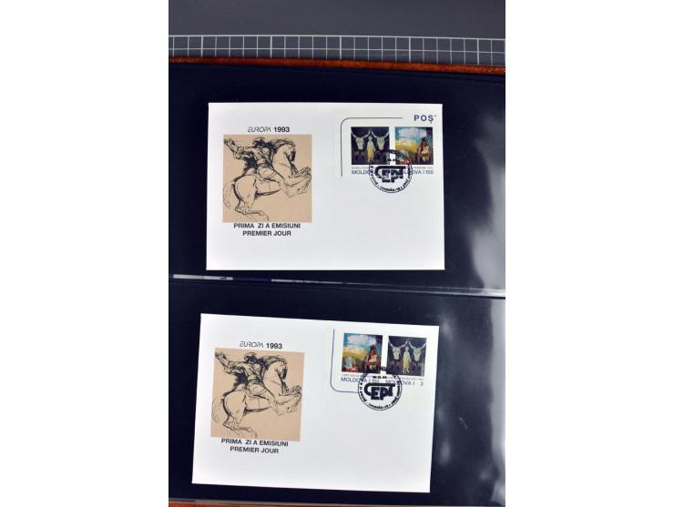 3 b. and 150 b., specialized collection with unseparated double sheet, imperforated se-tenant set, single and on first day co