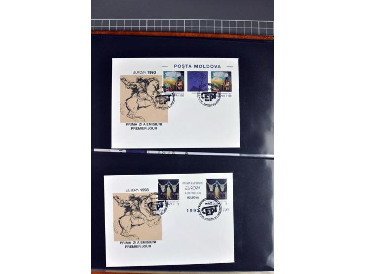 3 b. and 150 b., specialized collection with unseparated double sheet, imperforated se-tenant set, single and on first day co