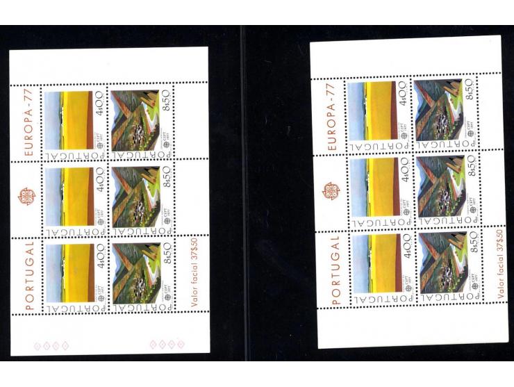 1961/79, collection of unmounted mint varieties incl. colour proofs, imperforated stamps and double phosphor bands; very inte