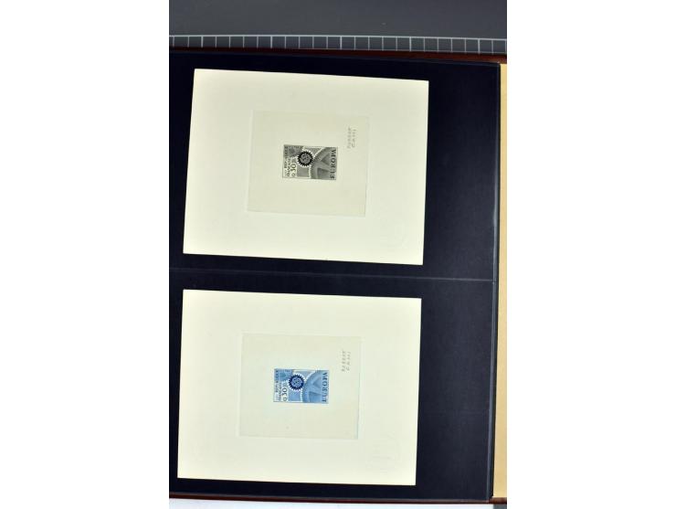 1956/96, collection de 118 épreuve d'artiste, avec blocs de travail (incomplet), imprimés négatifs et de phases etc.