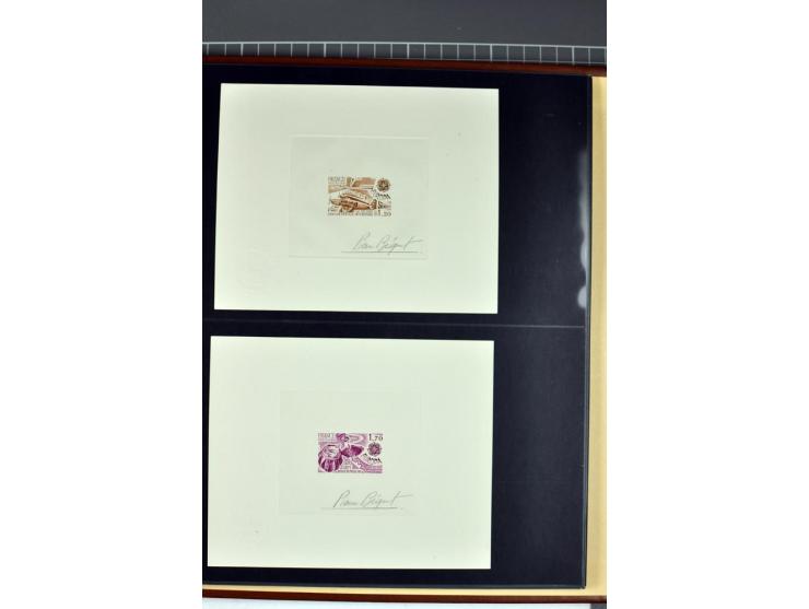 1956/96, collection de 118 épreuve d'artiste, avec blocs de travail (incomplet), imprimés négatifs et de phases etc.