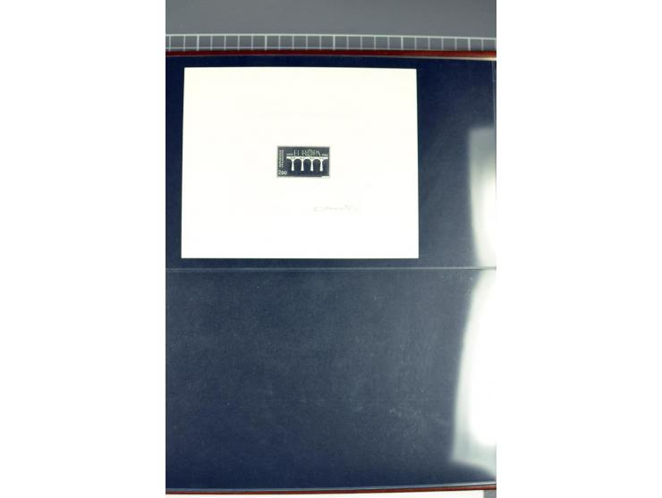 1956/96, collection de 118 épreuve d'artiste, avec blocs de travail (incomplet), imprimés négatifs et de phases etc.