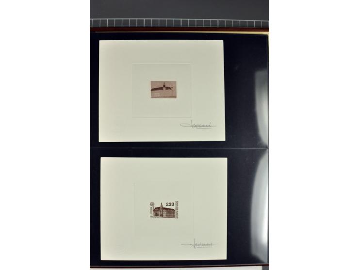 1956/96, collection de 118 épreuve d'artiste, avec blocs de travail (incomplet), imprimés négatifs et de phases etc.