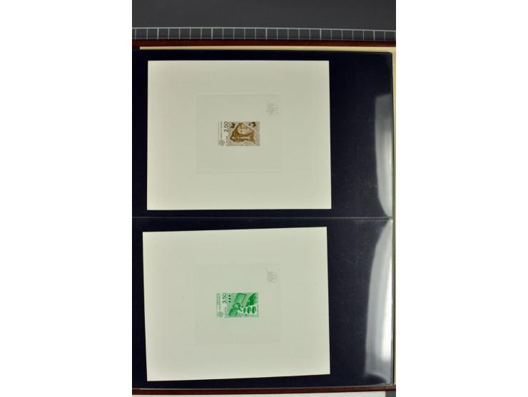 1956/96, collection de 118 épreuve d'artiste, avec blocs de travail (incomplet), imprimés négatifs et de phases etc.