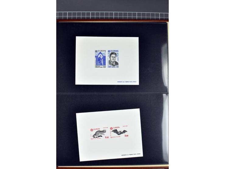 1956/95, collection  36 épreuves collectives différentes, un motif de l'Europe