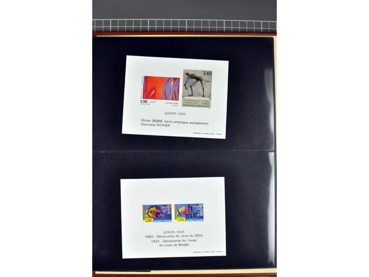 1956/95, collection  36 épreuves collectives différentes, un motif de l'Europe