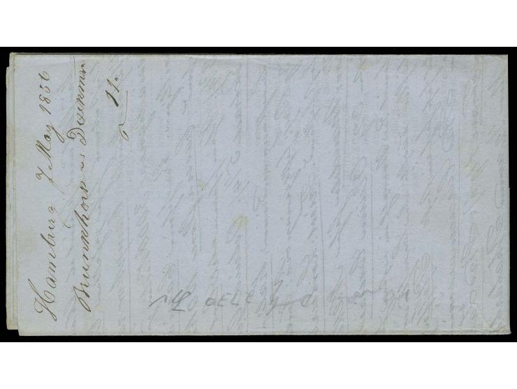SCHWEIZ: 1852/58, 1. Ausgabe ½ Silbergroschen auf olivgrau im waagerechten Paar, der linke Wert etwas berührt, der rechte vol