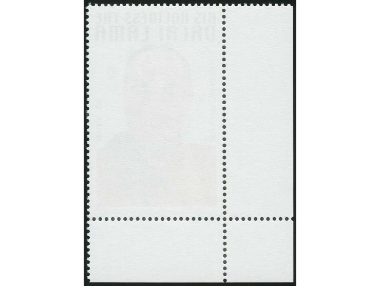 125 C., aus der linken unteren Bogenecke, postfrisch, einwandfrei