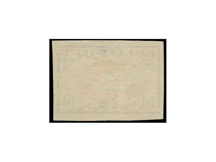 1919, Viking ship, proof in different colour, brown/yellow, unused without gum, fine, certificate Löbbering BPP (Hurt/Ojaste 