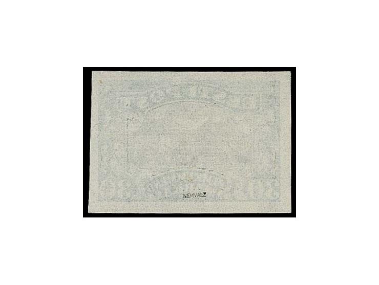 1924, National theater 30 m., proof in different colour, unused without gum, fine, signed Nemvalz und certificate Löbbernig B