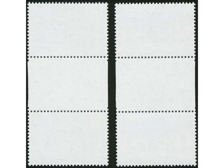 2001, Landmarks 18 Fr.,as vertical resp. horizontal gutter pair, mint never hinged, scarce, fine