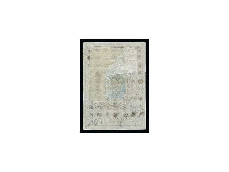 "104" - Bialystok, clear stike on Russia 1857, 10 k. brown and blue with good to wide margins all around,  very fine