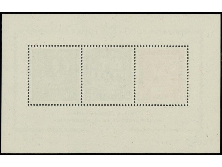 1946, BIE souvenir sheet, mint never hinged