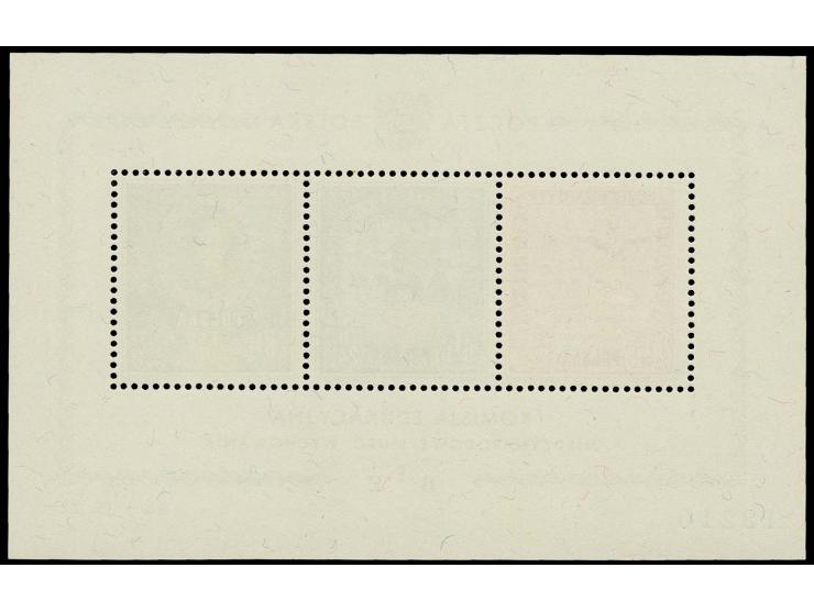 1946, BIE souvenir sheet, mint never hinged