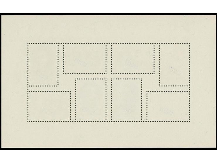 Culture souvenir sheet with handstamp "GROSZY" in type 3, used with 'KATOWICE' cds., certificate Wezranowski (Mi. 2000,-)