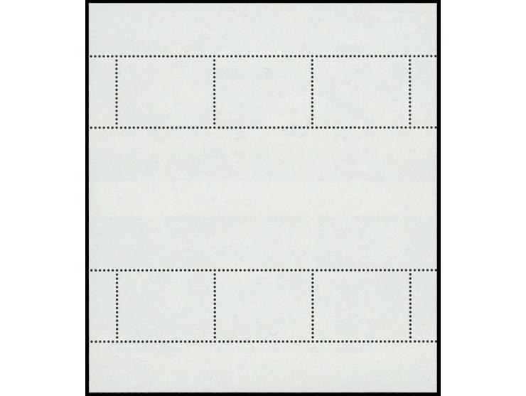 1998, Space 2000 l. souvenir sheet, uncut vertical pair, mint never hinged, fine