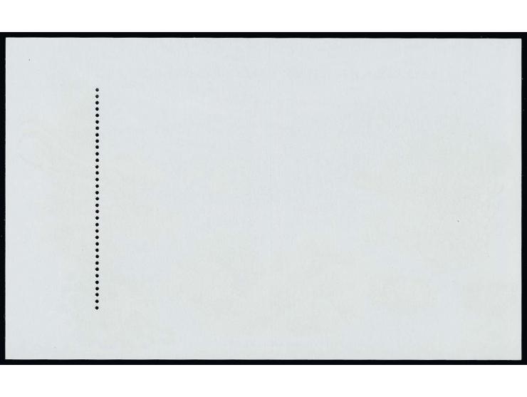 1998, International Year of the Ocean, souvenir sheet with only 1 vertical perforation at right, otherwise completely imperfo