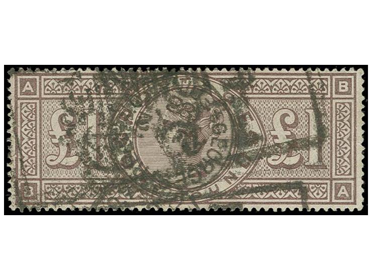 1884, 1£ brown, used, fine