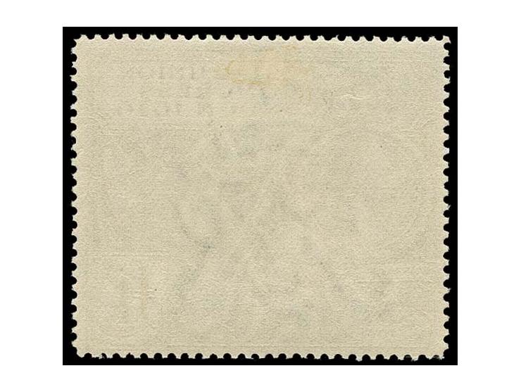 1929, UPU 1£ black, unused o.g., very fine