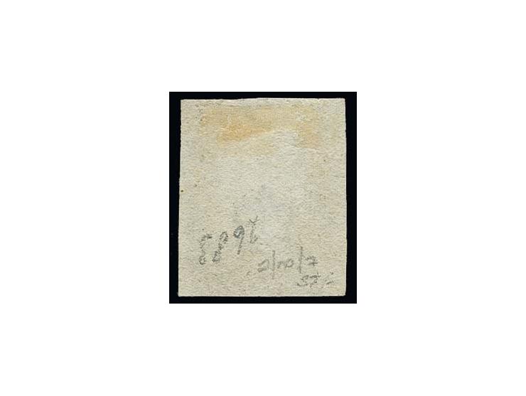 OFFICIALS: 1840, prepared for use but not issued, VR 1d. black, KK, large regular margins all round, unused without gum, one 