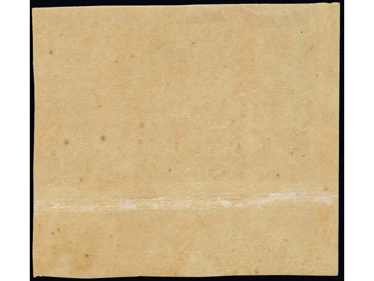 1878, 10 c. blue on thick paper, marginal block of 12 with good to large margins, unused o.g., faint horizontal crease in the