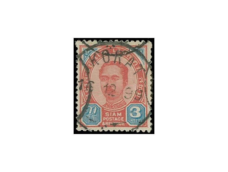 1899, Rejected Die 3 att. red and blue, used, fine (SS 87)