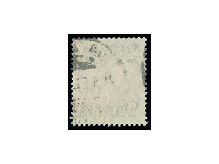 1920, grauer Unterdruck, Spitzen nach unten: 2 M. auf 35 Pfg., gestempelt, Kabinett, Fotoattest Gruber BPP (Mi. 900,-)
