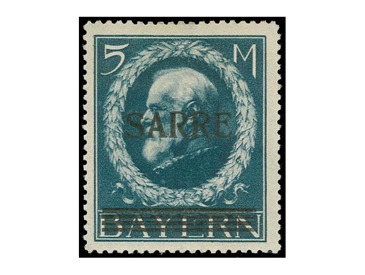5 M., ungebraucht (entfalzt), Kabinett, u.a. sign. Burger BPP (Mi. 1.000,-)