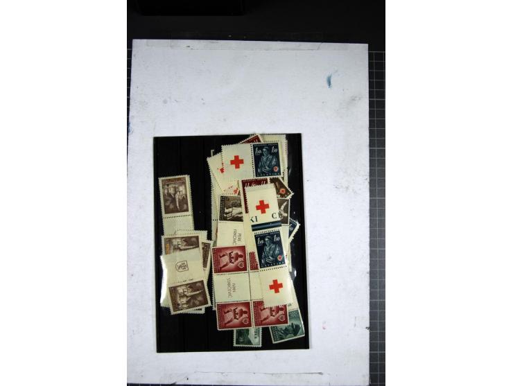 Urdruck 10 C.-50 Fr. kpl., 10 C. und 10 F. mit Oberrand, postfrisch, sign. LV Saar und Fotoattest Geigle BPP