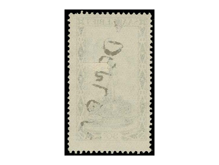 STEMPEL: "DERLEN" schwarzer L1 in Schreibschrift auf Landschaftsbilder 30 C., selten, Befund Ney BPP