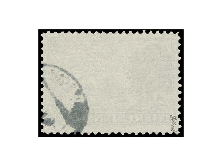 Zulassungsmarke, gestempelt, Pracht, sign. Gilbert und Fotoattest Pfeiffer BPP
