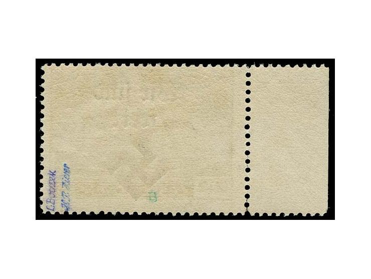 2 K. mit linkem Seitenrand, Type II, postfrisch, einwandfrei, u.a. sign. Zierer und Befund Brunel