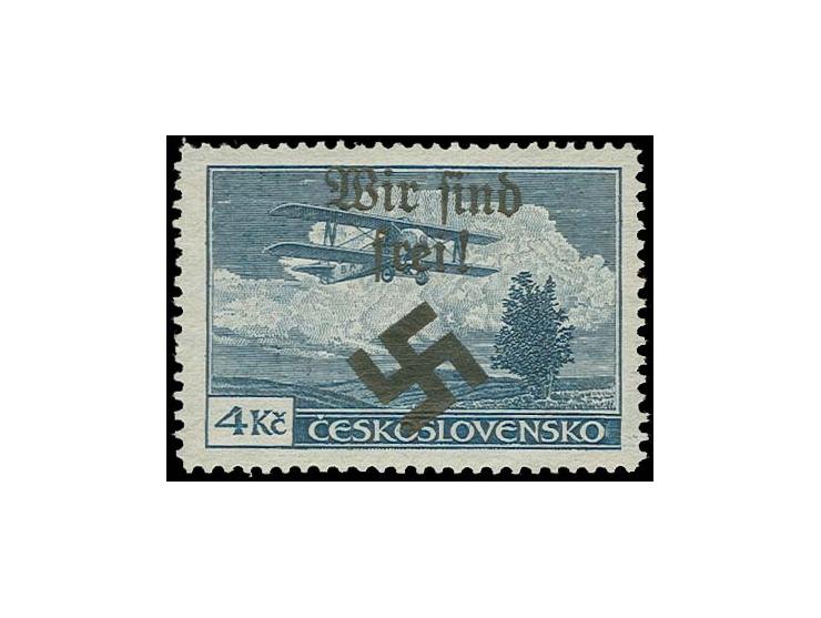 4 K., Type II, postfrisch, einwandfrei, u.a. sign. Mahr BPP