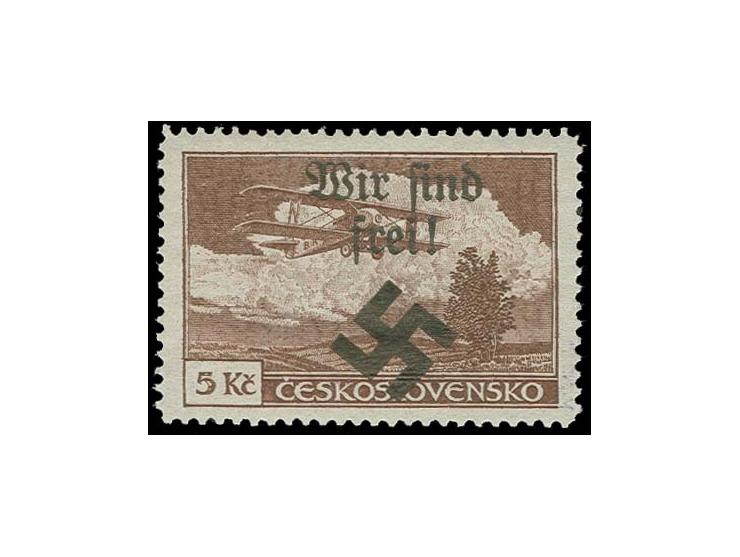 5 K., postfrisch, einwandfrei, u.a. sign. Mahr BPP