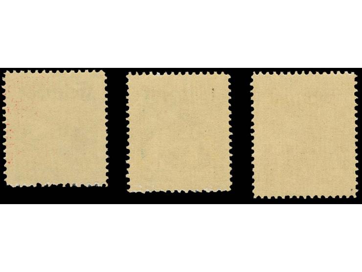 1944, Feldpost 25 Ö. - 1 Kr., kpl., postfrisch (25 Ö. rückseitig mit roten Farbpunkten), Pracht, Fotoattest Krischke